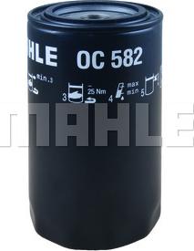 MAHLE OC 582 - Маслен филтър vvparts.bg