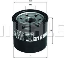 MAHLE OC 574 - Маслен филтър vvparts.bg