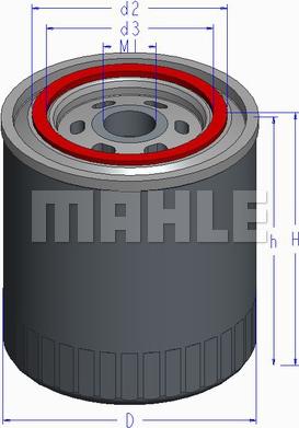 MAHLE OC 578 - Маслен филтър vvparts.bg