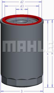 MAHLE OC 608 - Маслен филтър vvparts.bg