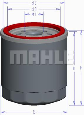 MAHLE OC 611 - Маслен филтър vvparts.bg