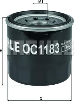 MAHLE OC 1183 - Маслен филтър vvparts.bg