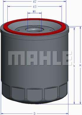 MAHLE OC 894 - Маслен филтър vvparts.bg