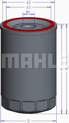 MAHLE OC 895 - Маслен филтър vvparts.bg