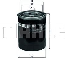 MAHLE OC 331/1 - Маслен филтър vvparts.bg