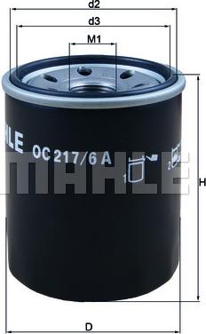 MAHLE OC2176A - Маслен филтър vvparts.bg