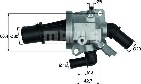 MAHLE TI 153 88 - Термостат, охладителна течност vvparts.bg