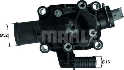 MAHLE TI 210 89 - Термостат, охладителна течност vvparts.bg