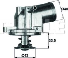 MAHLE TI 21 87 - Термостат, охладителна течност vvparts.bg