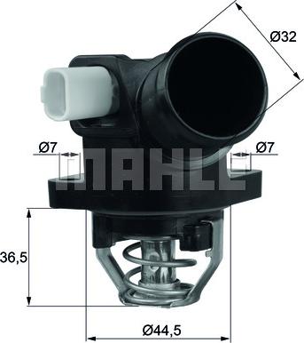 MAHLE TM 32 103 - Термостат, охладителна течност vvparts.bg