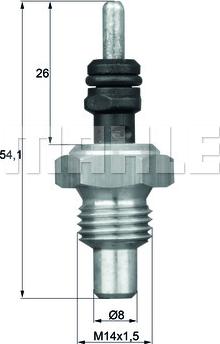 MAHLE TSE 5 - Датчик, температура на охладителната течност vvparts.bg