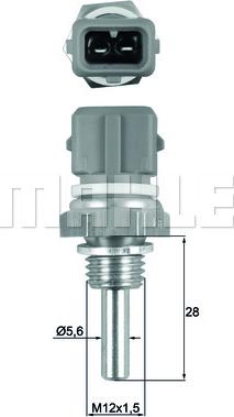 MAHLE TSE 19 - Датчик, температура на охладителната течност vvparts.bg