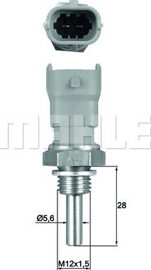 MAHLE TSE 10 - Датчик, температура на охладителната течност vvparts.bg