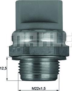 MAHLE TSW 11 - Термошалтер, вентилатор на радиатора vvparts.bg