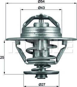 MAHLE TX 93 83D - Термостат, охладителна течност vvparts.bg