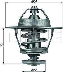 MAHLE TX 53 85D - Термостат, охладителна течност vvparts.bg