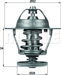 MAHLE TX 68 88D - Термостат, охладителна течност vvparts.bg