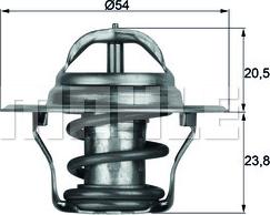 MAHLE TX 14 80D - Термостат, охладителна течност vvparts.bg