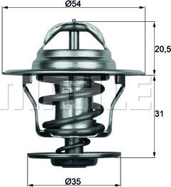 MAHLE TX 15 87 D - Термостат, охладителна течност vvparts.bg