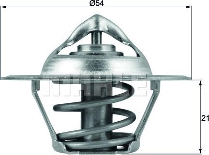 MAHLE TX 112 83D - Термостат, охладителна течност vvparts.bg