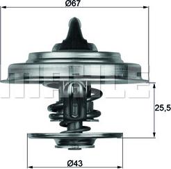 MAHLE TX 18 83D AP - Термостат, охладителна течност vvparts.bg