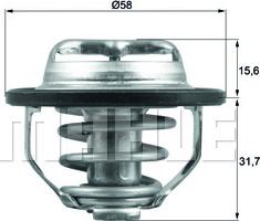 MAHLE TX 122 82 - Термостат, охладителна течност vvparts.bg