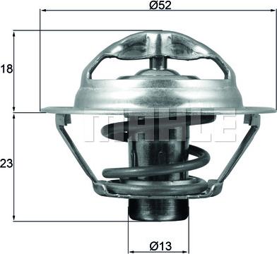 MAHLE TX 175 95D - Термостат, охладителна течност vvparts.bg