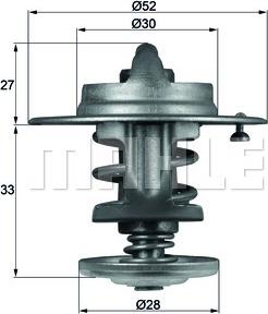 MAHLE TX 80 83 - Термостат, охладителна течност vvparts.bg