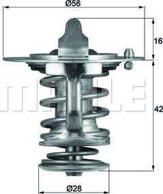 MAHLE TX 83 76D - Термостат, охладителна течност vvparts.bg