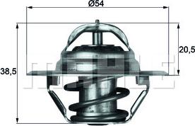 MAHLE TX 3 79D - Термостат, охладителна течност vvparts.bg