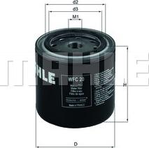 MAHLE WFC 20 - Филтър за охладителната течност vvparts.bg