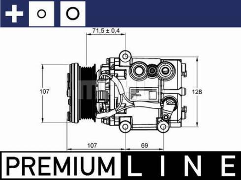 MAHLE ACP 859 000P - Компресор, климатизация vvparts.bg