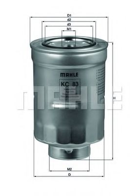 MAHLE KC 83 - Горивен филтър vvparts.bg