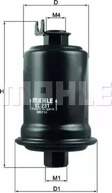 MAHLE KL 231 - Горивен филтър vvparts.bg