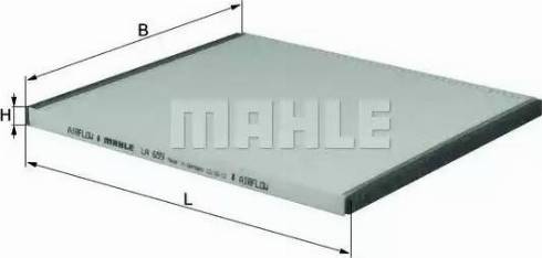 MAHLE LA 659 - Филтър купе (поленов филтър) vvparts.bg