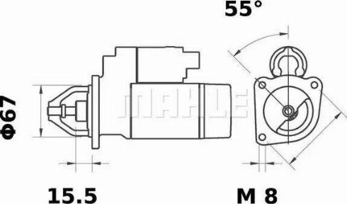 MAHLE MS 181 - Стартер vvparts.bg