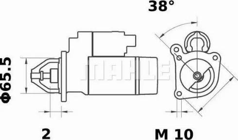 MAHLE MS 39 - Стартер vvparts.bg