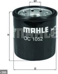 MAHLE OC 1052 - Маслен филтър vvparts.bg