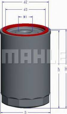 MAHLE OC 1 - Маслен филтър vvparts.bg