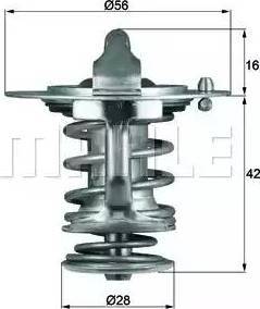 MAHLE TX 83 77 - Термостат, охладителна течност vvparts.bg