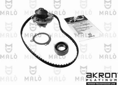 AKRON-MALÒ 1555075 - Водна помпа+ к-кт ангренажен ремък vvparts.bg