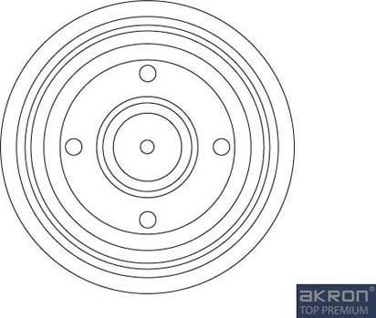 AKRON-MALÒ 1120028 - Спирачен барабан vvparts.bg