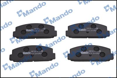 Mando MPA15 - Комплект спирачно феродо, дискови спирачки vvparts.bg