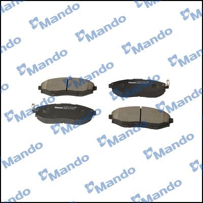 Mando MPD24NS - Комплект спирачно феродо, дискови спирачки vvparts.bg