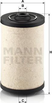 Mann-Filter BFU 900 x - Горивен филтър vvparts.bg