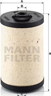Mann-Filter BFU 700 x - Горивен филтър vvparts.bg