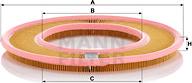 Mann-Filter C 4190 - Въздушен филтър vvparts.bg