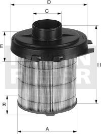 Mann-Filter C 1468/1 - Въздушен филтър vvparts.bg