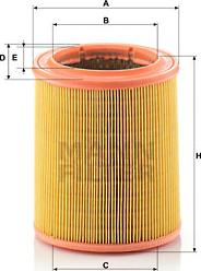 Mann-Filter C 1472 - Въздушен филтър vvparts.bg