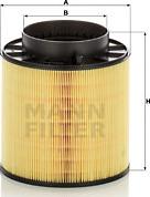 Mann-Filter C 16 114/2 X - Въздушен филтър vvparts.bg